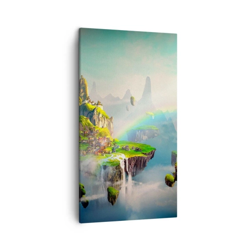 Obraz na plátně - Uprostřed nebe - šťastné ostrovy - 45x80 cm