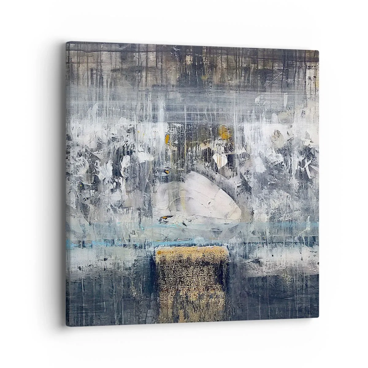 Obraz na plátně - Jako na ledě, tak i na hroudě - 40x40 cm