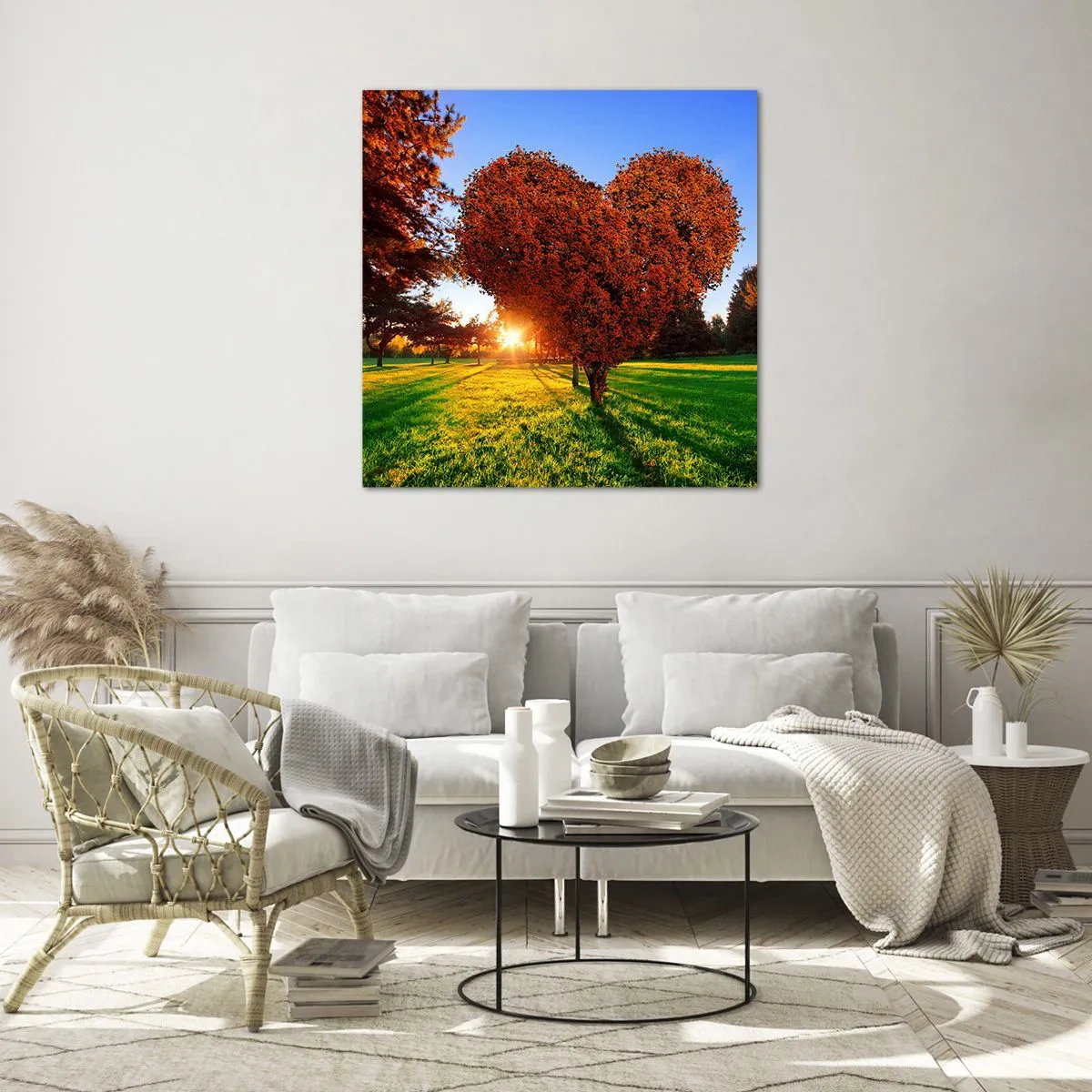 Obraz na skle - Jak nemilovat podzim - 30x30 cm