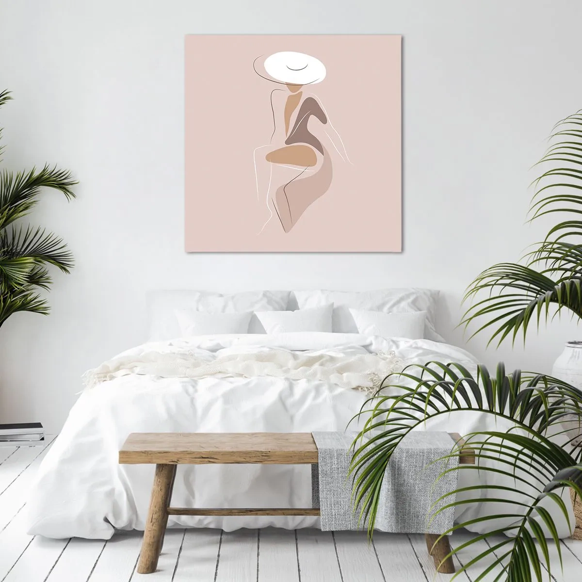 Obraz na plátně - Jak vypadá pravá dáma? - 40x40 cm