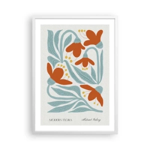 Plakát v bílém rámu - K zemi, ke slunci - 50x70 cm