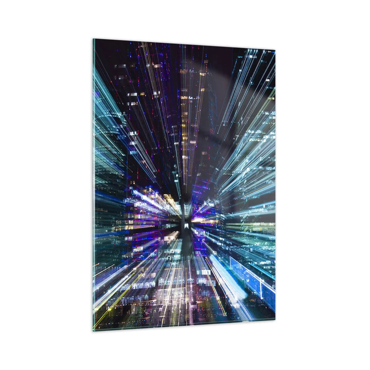 Obraz na skle - Přechod do hyperprostoru - 50x70 cm