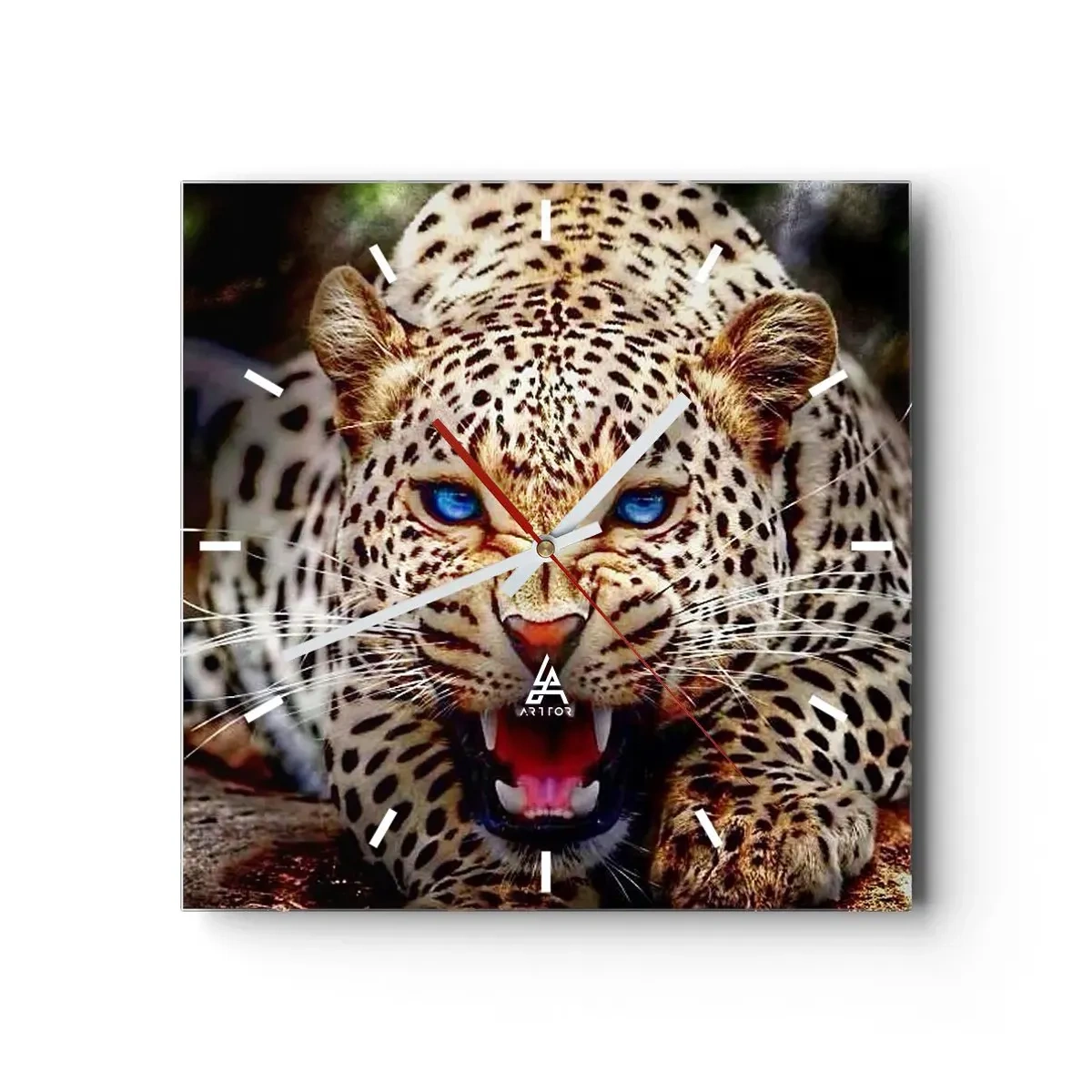 Nástěnné hodiny - Vztek kráse neškodí - 40x40 cm