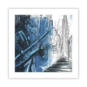 Plakát - Městská rapsodie - 40x40 cm