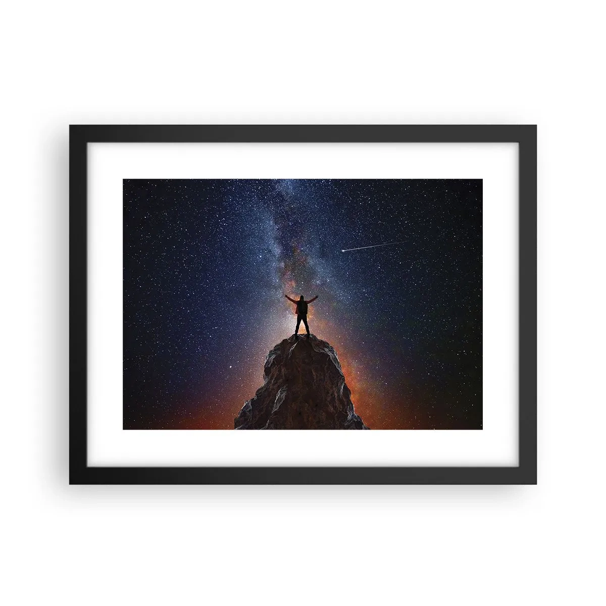 Plakát v černém rámu - Síla je se mnou! - 40x30 cm