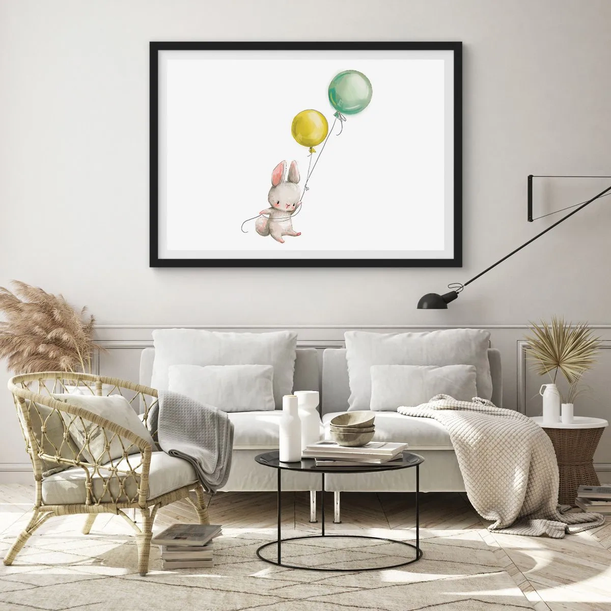 Plakát v černém rámu - Já poletím také! - 91x61 cm