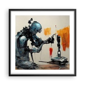 Plakát v černém rámu - Už zítra… - 50x50 cm