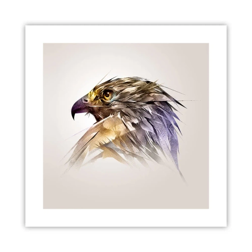 Plakát - Portrét bojovníka - 40x40 cm