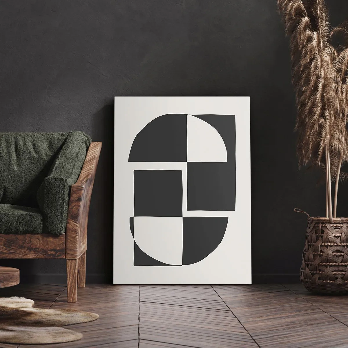 Obraz na plátně - Antitéza – syntéza - 65x120 cm