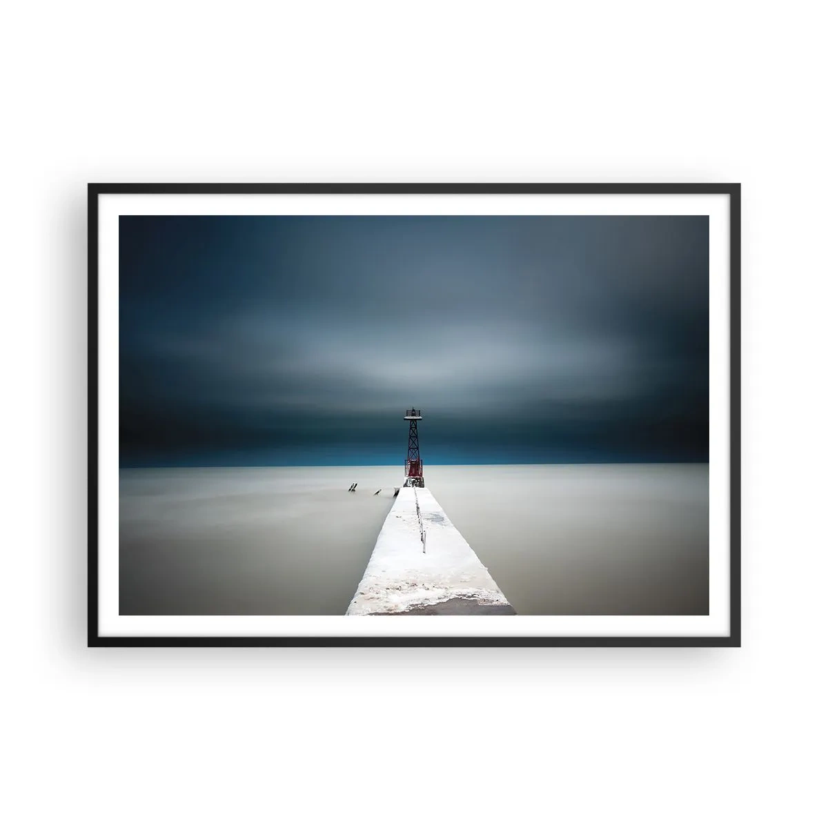 Plakát v černém rámu - Setkat se s nekonečnem - 100x70 cm