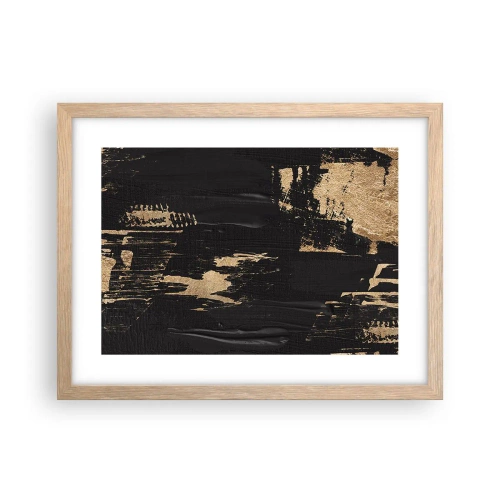 Plakát v rámu světlý dub - Stopa doteku - 40x30 cm