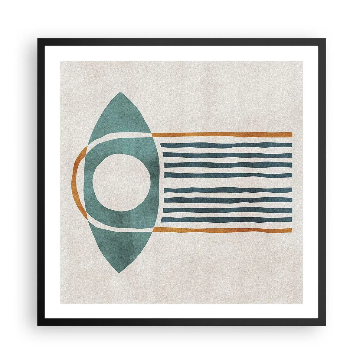 Plakát v černém rámu - Znaky a rituály - 60x60 cm