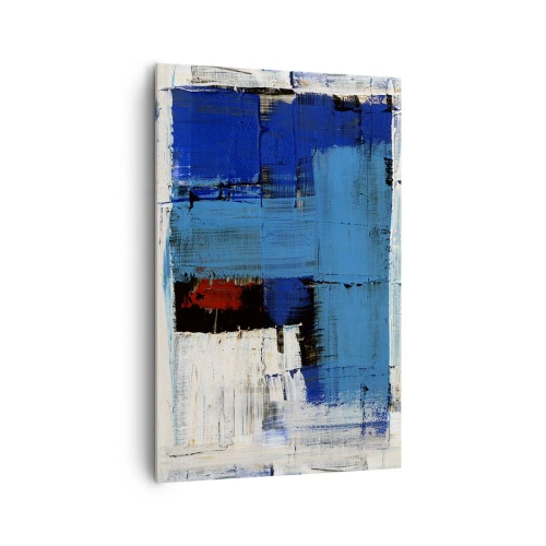 Obraz na plátně - Tajemství modré - 80x120 cm