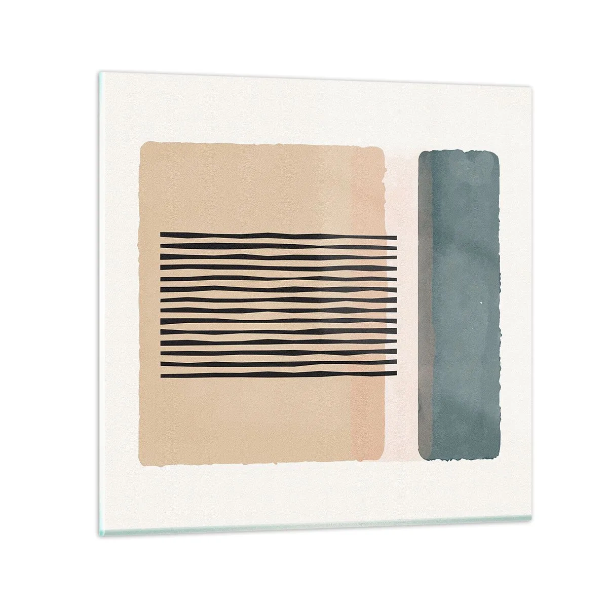 Obraz na skle - Všechno v pořádku - 40x40 cm