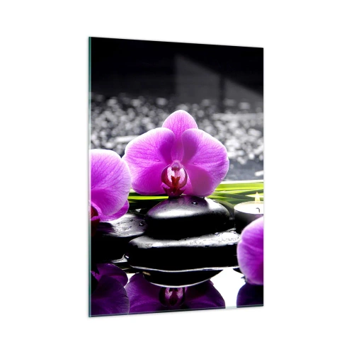 Obraz na skle - Utonout v tichu a klidu - 50x70 cm