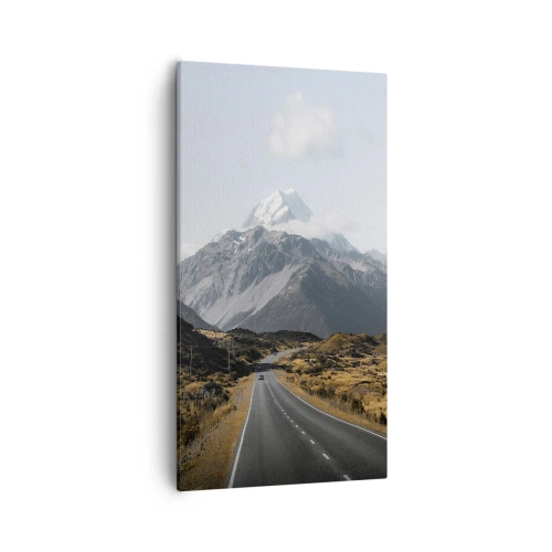 Obraz na plátně - Cesta do srdce hor - 55x100 cm
