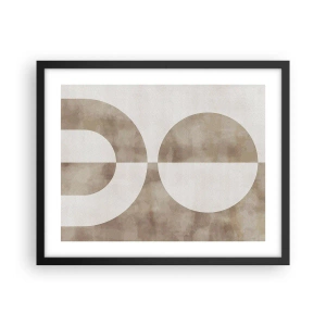 Plakát v černém rámu - Podobnosti a rozdíly - 50x40 cm