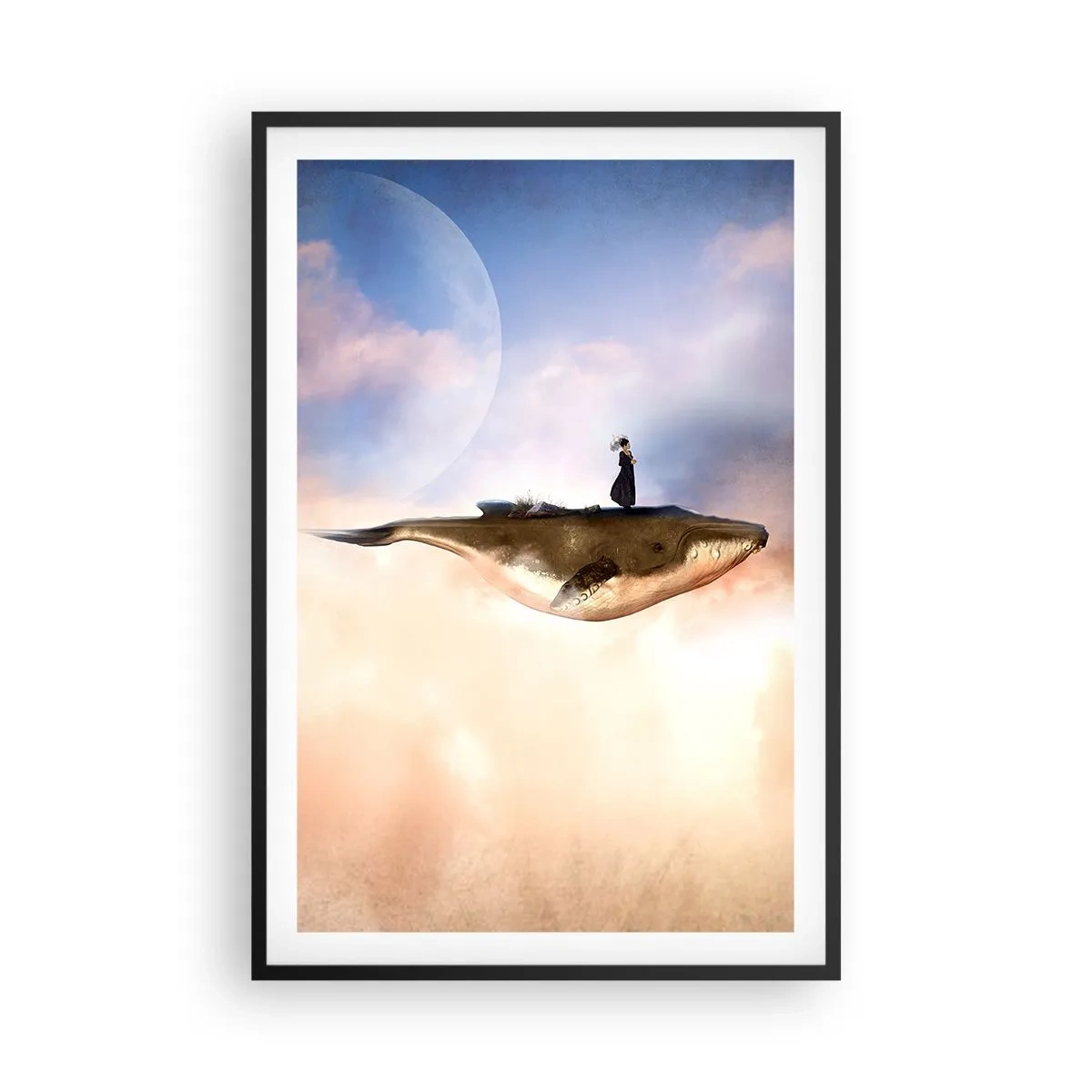 Plakát v černém rámu - Surrealistická cesta - 61x91 cm