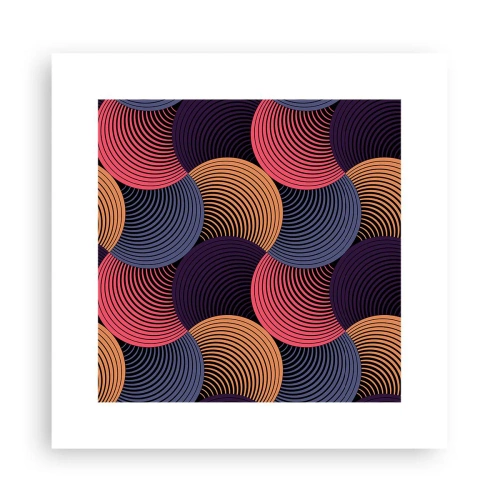 Plakát - V kruhovém rytmu - 30x30 cm