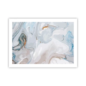 Plakát - Povznesená bílá - 70x50 cm