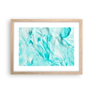 Plakát v rámu světlý dub - Navždy spolu - 40x30 cm