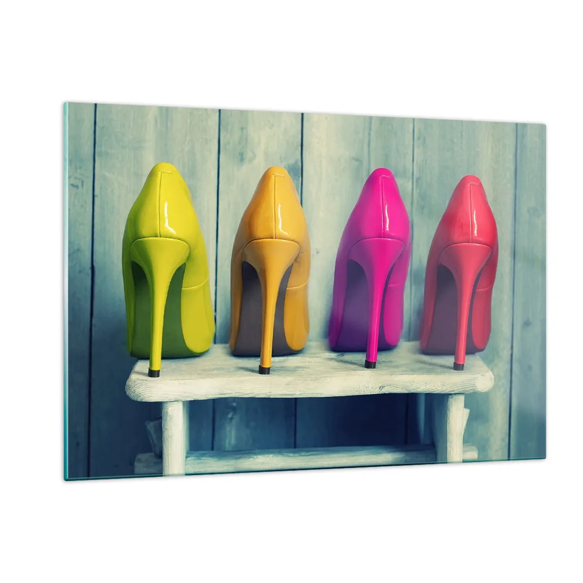 Obraz na skle - Procházkou po duze - 120x80 cm