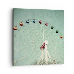 Obraz na plátně - Zveme vás k zábavě - 30x30 cm