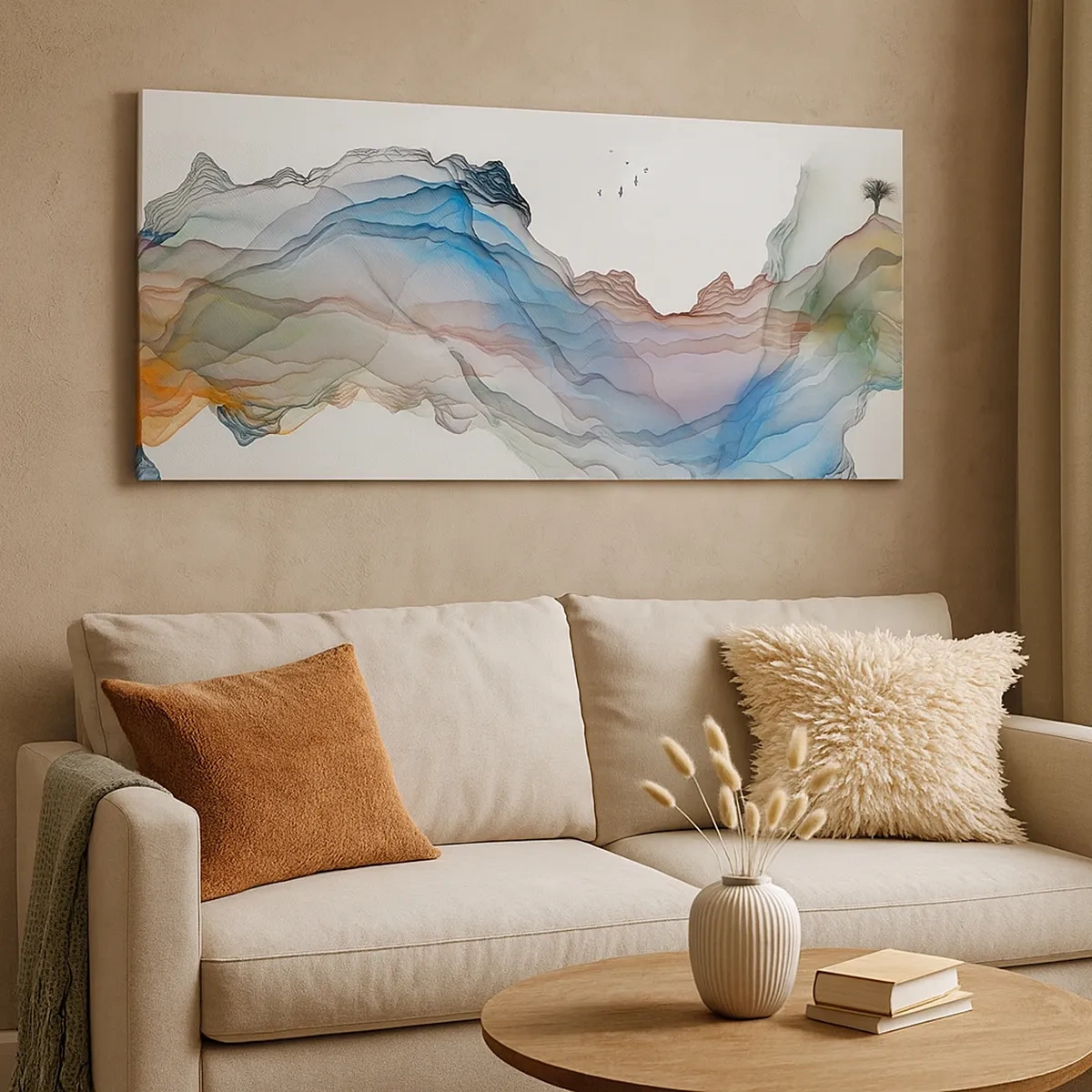 Obraz na plátně - Ke křišťálovým horám - 30x30 cm