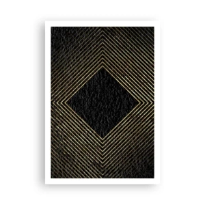 Plakát - Geometrie ve stylu glamour - 70x100 cm