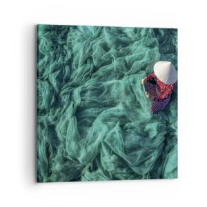 Obraz na plátně - V moři sítí - 70x70 cm