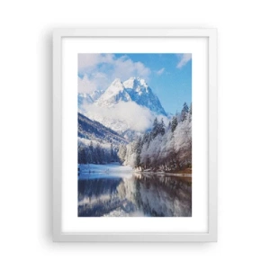 Plakát v bílém rámu - Sněhová stráž - 30x40 cm