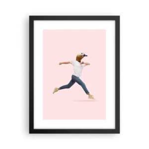 Plakát v černém rámu - Špetka absurdity - 30x40 cm