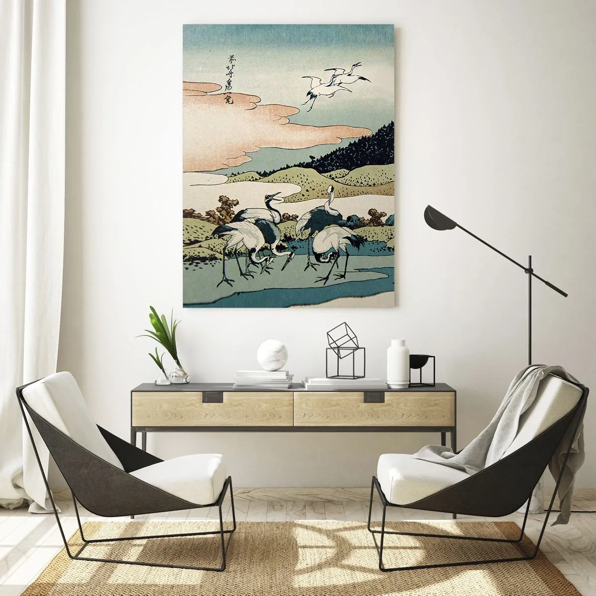 Obraz na skle - V japonském duchu - 50x70 cm