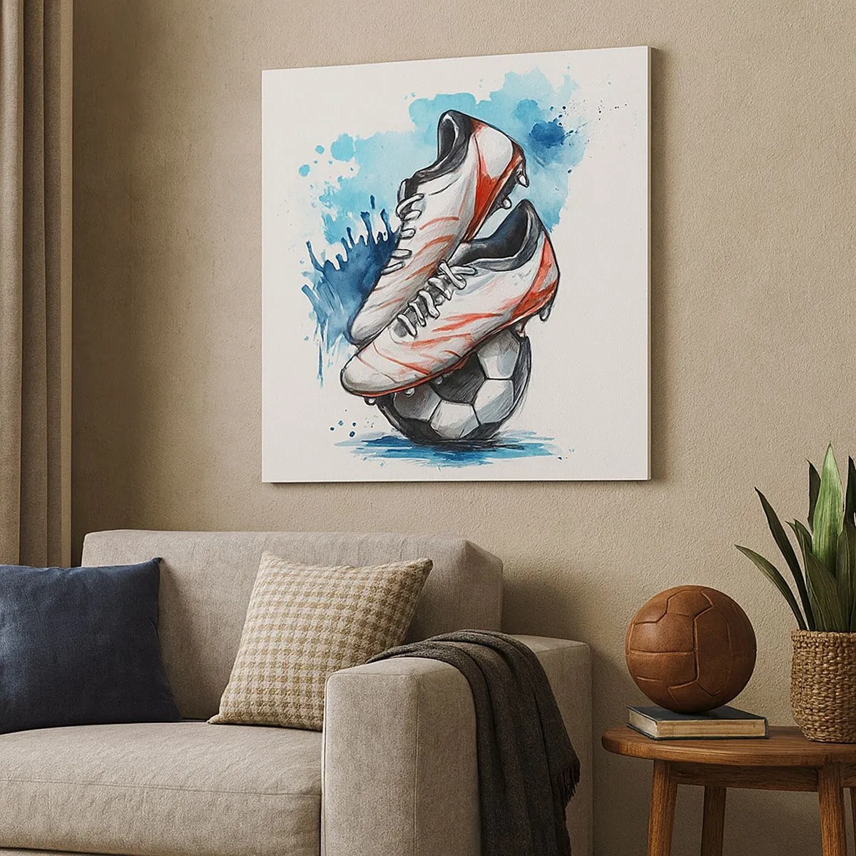 Obraz na plátně - Duch Švýcarska - 30x30 cm