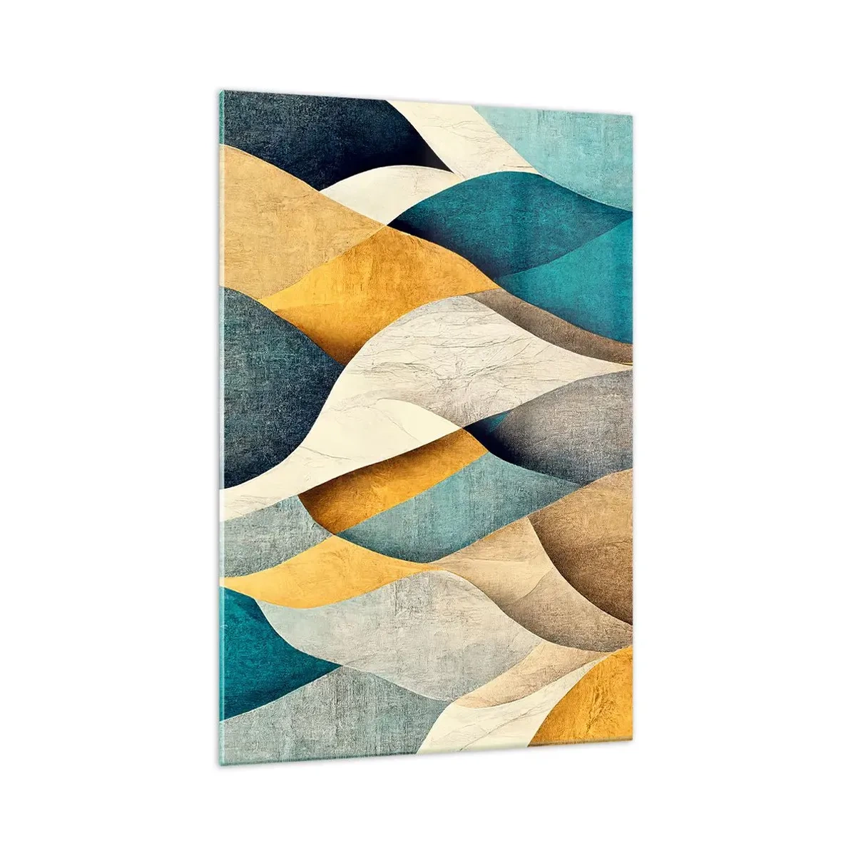 Obraz na skle - Rytmus a vlnění - 70x100 cm