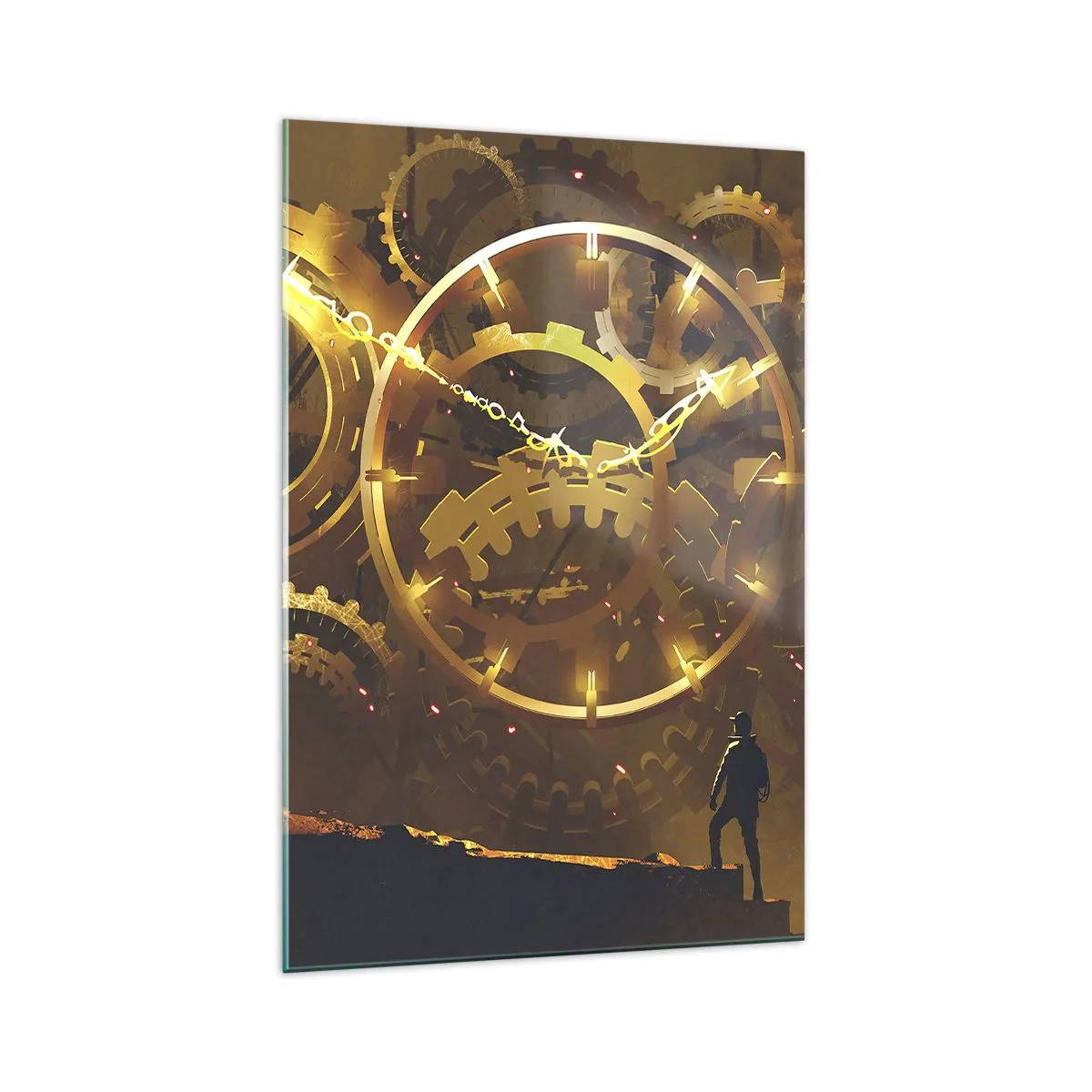 Obraz na skle - U zdroje času - 70x100 cm