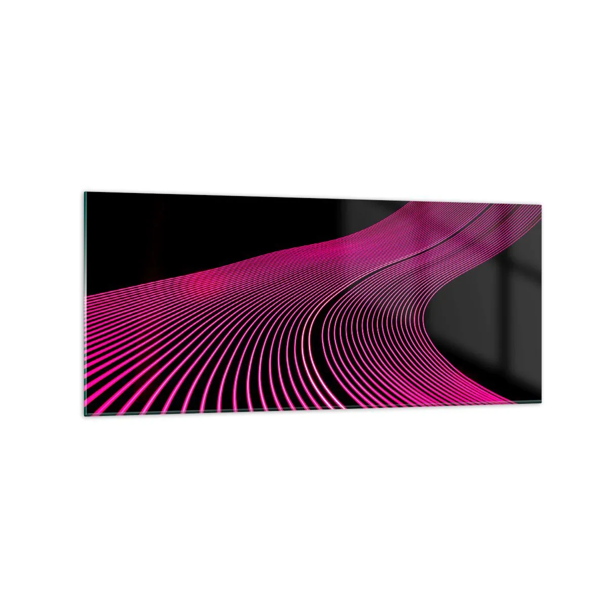 Obraz na skle - Alej světla - 120x50 cm