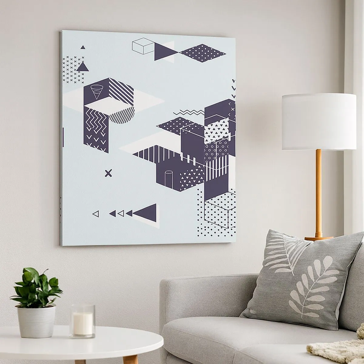 Obraz na plátně - V duši matematika - 30x30 cm