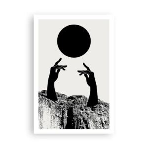 Plakát - Surrealistická kompozice: slunce a zbytek - 61x91 cm