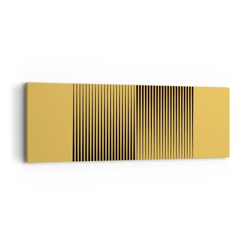 Obraz na plátně - Čtverec protikladů - 90x30 cm