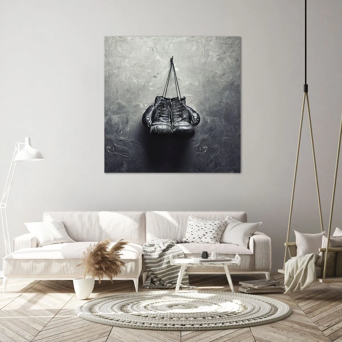 Obraz na plátně - Čas boje a čas míru - 70x70 cm