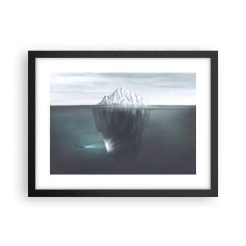 Plakát v černém rámu - Podvodní tajemství - 40x30 cm