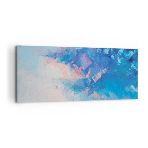 Obraz na plátně - Zimní abstrakce - 120x50 cm