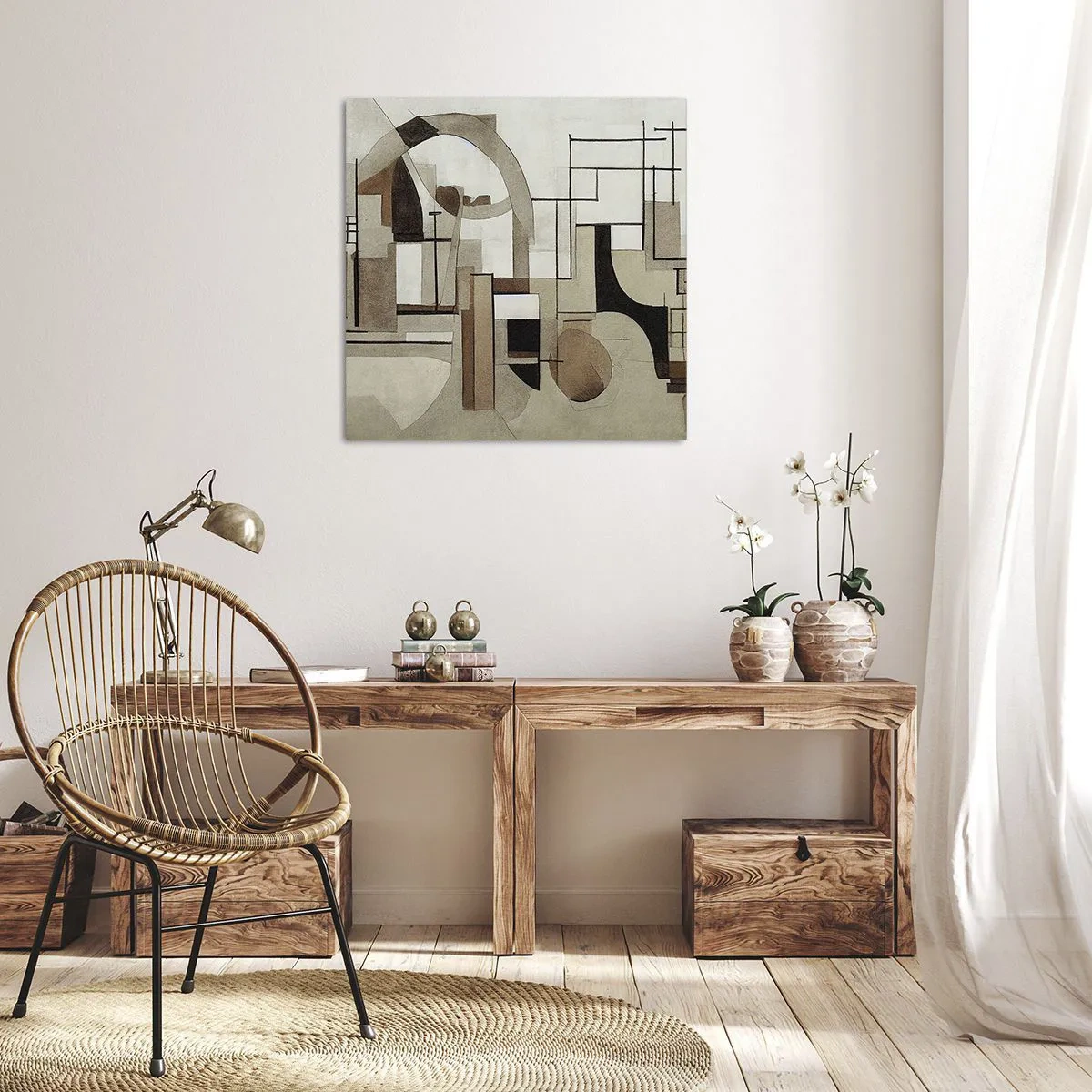 Obraz na plátně - Městská krajina 2.0 - 70x70 cm