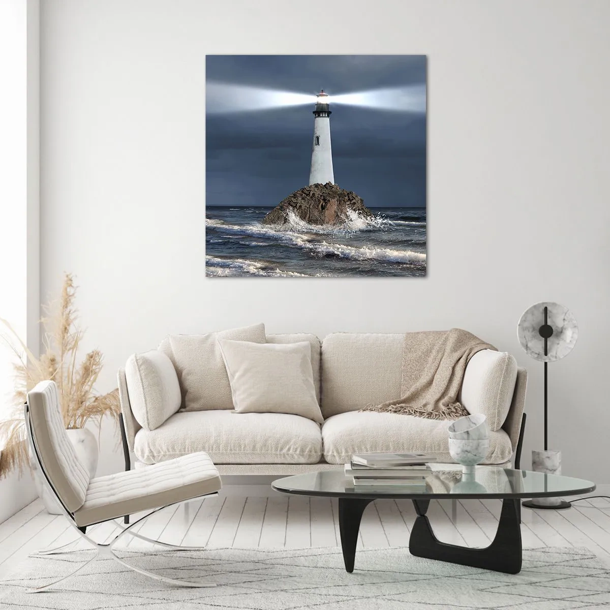 Obraz na skle - Zde…zde…tady! - 30x30 cm