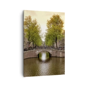 Obraz na plátně - Lodí nebo na kole? - 70x100 cm