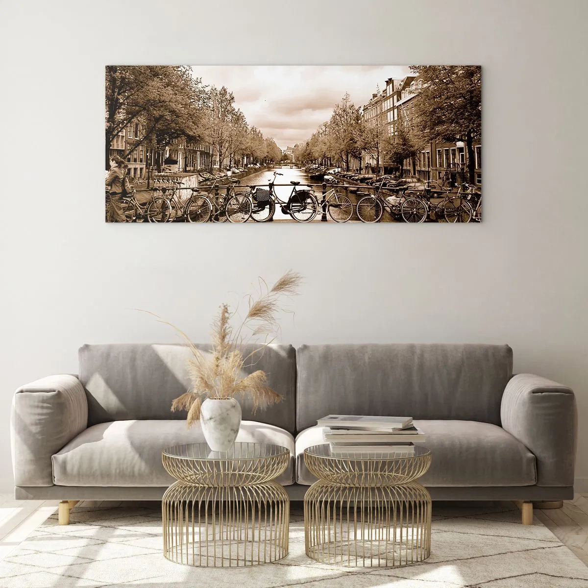 Obraz na skle - Nizozemské klima - 160x50 cm