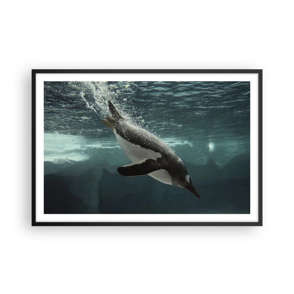 Plakát v černém rámu - Vítejte v mém světě - 91x61 cm