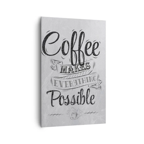 Obraz na plátně - Proč nemilovat kávu? - 80x120 cm