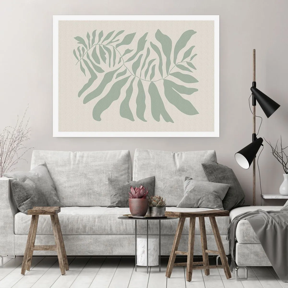 Plakát - Smaragdová větev - 91x61 cm